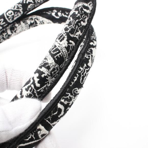 Dior Book Tote Large Tote Bag Canvas Black White - Picture 5 of 7